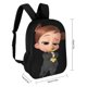 thumbnail image 2 of El Bebé Jefazo Niña Blanca-theme Backpack, Campus style schoolbag Bookbag with Adjustable Shoulder Straps And Large Zip Compartment, Unisex Travel Bags., 2 of 6