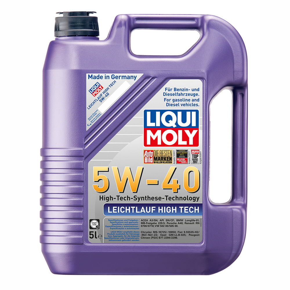 Aceite Liqui Moly Leichtlauf High Tech 5W-40 5 Lt