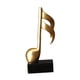 thumbnail image 3 of Centro De Mesa Con Escultura De Notas Musicales, Creativo Para Estantería, Escritorio, Chimenea, Estilo B, 3 of 3