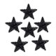 thumbnail image 5 of 6 Piezas De Parches De Estrellas De Diamantes De Imitación Para Planchar En Coser Apliques De Parche Negro, 5 of 5