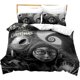 thumbnail image 1 of Nightmare Before Christmas Duvet Cover Sets Jack and Sally Valentine's Day Rose Decor 100% Microfibe Bedding Set with Pillow Shams, 1 of 3