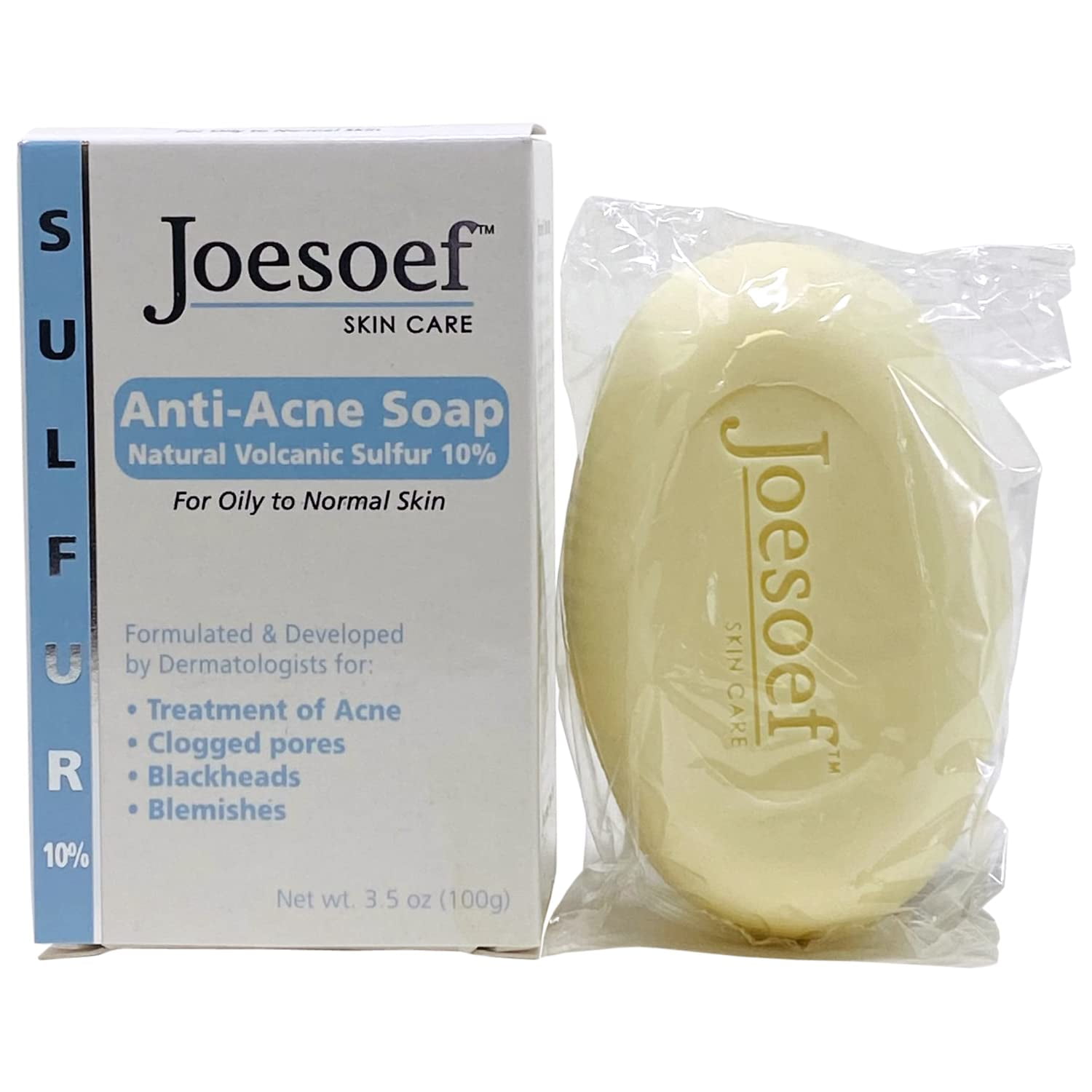 Jabón Joesoef Skin Care Azufre 10% Tratamiento Para El Acné 100 G