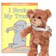 thumbnail image 1 of Oso de Peluche Jolitee 27 cm Pierna/Brazo Roto – Regalo de Mejoras, 1 of 7