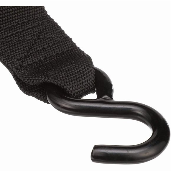 Transom Tie Down Seachoice, poliéster, 48 cm x 5 cm, negro (paquete de 2)