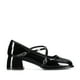 thumbnail image 5 of Zapato Mary Jane Negro PU acharolado Elegante Mujer Weide YL65, 5 of 8