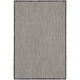 thumbnail image 3 of Alfombra Nourison Courtyard marfil y gris carbón 61 × 91 cm interior/exterior, 3 of 3