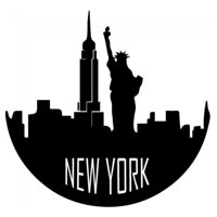 Rienda Libre Graphics - Decomural New York Usa City Skyline Ws-32848