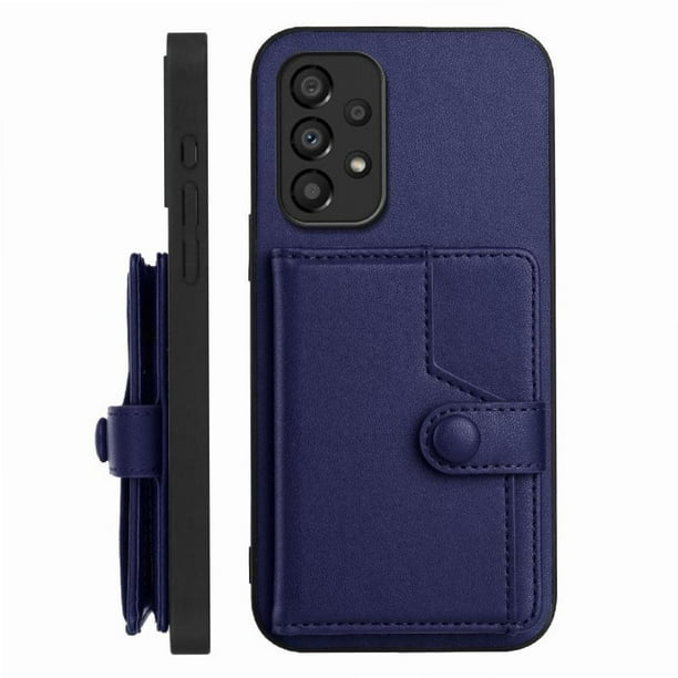 FOXDOCK Funda para SAMSUNG Galaxy A33 con Bloqueo RFID - Diseño Elegante con Cierre de Botón