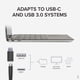 thumbnail image 4 of Adaptador de doble monitor conectable 4K DisplayPort/HDMI USB 3.0/USB-C, 4 of 7