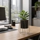 thumbnail image 3 of Porta Macetero Pedestal Maceta Plantas Metalico Decorativo gris oscuro, 3 of 9