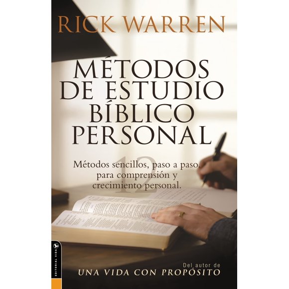 Métodos personales de estudio bíblico de Book Vida Publishers (español)