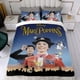thumbnail image 4 of Mary Poppins Conjunto de sábanas temático, trío de piezas, cómodo y amigable con la piel, diseño único, regalo de decoración para el hogar para familiares, amigos y fans,173cm *218cm, 4 of 6
