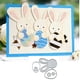 thumbnail image 1 of Huevo De Conejo De Pascua Con Forma De Corazón Troquelado Para Álbumes De Recortes, 1 of 7