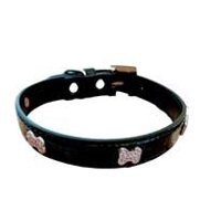 Genérico - Collar Para Perros O Gatos Hueso Brillante M