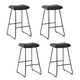 thumbnail image 1 of Pack De 4 Pisos De Bar Acolchados Taburetes Negro, 1 of 6