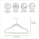 thumbnail image 2 of Baby Hangers Terciopelo Antideslizante 30 Unidades Color Gris, 2 of 9
