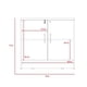 thumbnail image 4 of Archivador Cnc7276 2 Puertas Negro - Coñac, 4 of 14