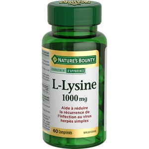 Suplemento Nature'S Bounty L-Lisina 1000 Mg 60 Comprimidos