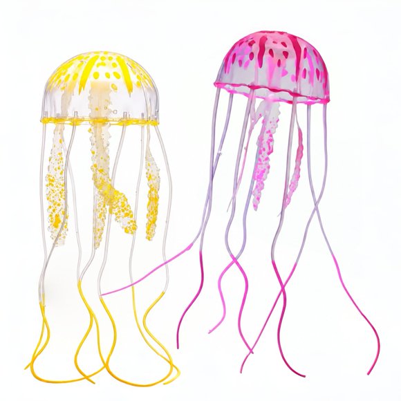 Jellyfish Brewish Pack de 2 Decoraciones Flotantes Realistas