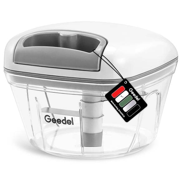 Picadora de alimentos Geedel 500 ml con cuerda de tracción manual