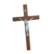 thumbnail image 2 of Crucifijo De Pared Cruz Regalo Cruz De Madera Decoración De Pared Para Entrada Navidad Pascua Marrón, 2 of 5