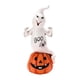 thumbnail image 3 of Bonita Figura De Fantasma, Estatua Decorativa De Halloween Para Estantería, Fiesta, Mesa, BOO, 3 of 5