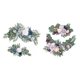 thumbnail image 3 of Hojas Verdes Botín De Flores Artificiales Para Bodas Púrpura Beige Blanco Azul, 3 of 5