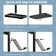 thumbnail image 5 of 3 en 1 Soporte para auriculares y mandos de juegos para AirPods Max/PlayStation/Xbox - Estante para pantalla de escritorio de aleación de aluminio y madera - Blanco, 5 of 8