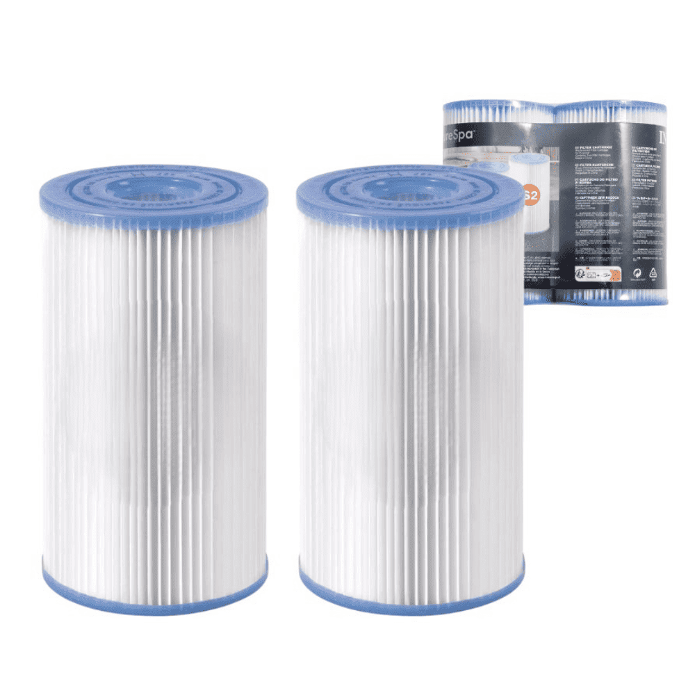 Pack 2 Cartuchos Filtro Spa Hot Tub Intex Tipo S2
