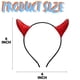 thumbnail image 5 of Diadema Spooktacular Creations Devil Horns Red Halloween, 5 of 8