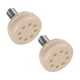 thumbnail image 3 of 2 Piezas Roller Skate Toe Stop Tapones De Reemplazo De Accesorios De Ruedas De Patinaje Redondo, 3 of 4