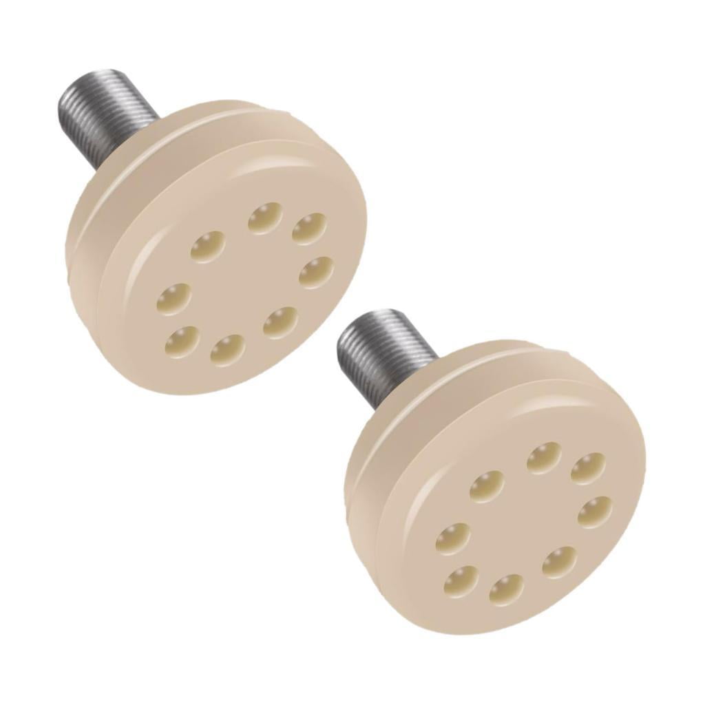 Ioensy - 2 Piezas Roller Skate Toe Stop Tapones De Reemplazo De Accesorios De Ruedas De Patinaje Redondo