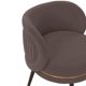 thumbnail image 4 of Silla de comedor Manhattan Comfort Kaya moderna de terciopelo gris, 4 of 7