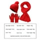 thumbnail image 2 of Conjunto de tres piezas de gorro, bufanda y guantes, cálido y aislante, gorro de punto grueso., 2 of 6