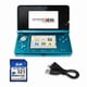 thumbnail image 2 of Nintendo 3DS Handheld Gaming Console - Aqua Blue (Refurbished) Bundle with RetroFam 32GB SD Card & Glass Screen Protector, 2 of 6