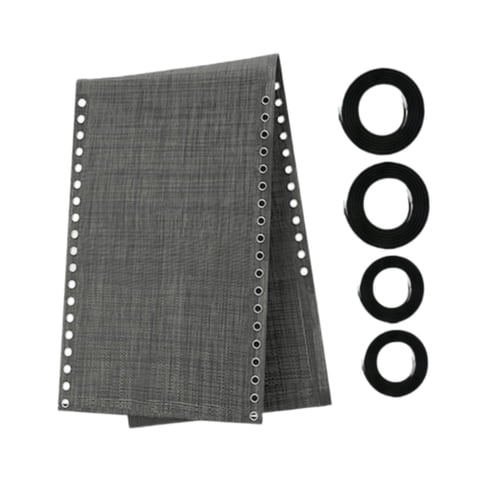 Ioensy - Tela Reclinable De 160 Cm X 48 Cm Para Sillón Reclinable Zero Gravity Sling Chair Gris