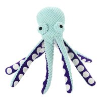 Magideal - Juguete Para Perros Chirriante, Peluche Para Masticar, Pulpo En Forma De Peluche, Juguete Interactivo Para Gatos, Perros Pequeños, Medianos Y Grandes