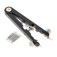 Ioensy - Juego De Herramientas Para Alicates De Barra De Resorte De Reloj, Correas De Reloj Para El Hogar, Resistentes Con Puntas De Pasadores Negras