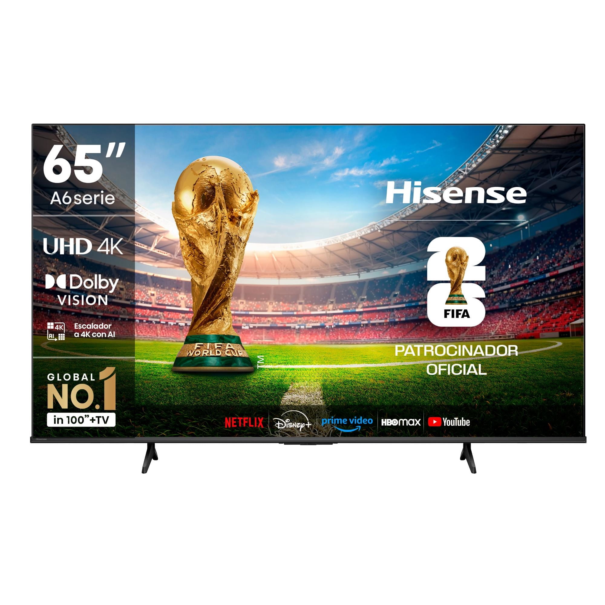 Televisor 65"" Led 4K Uhd 65A6Nv Smart Tv Hisense