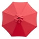thumbnail image 1 of Toldo de Repuesto para Sombrilla de Patio Sunnyglade 2.7m Rojo, 1 of 6