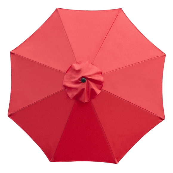 Toldo de Repuesto para Sombrilla de Patio Sunnyglade 2.7m Rojo