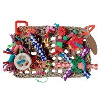 Ioensy - Red De Escalada Para Pájaros, Columpio De Pared, Juguete Para Loros, Juguetes Para Cacatúa, Periquito