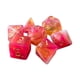 thumbnail image 2 of 7 Piezas De Dados Poliédricos De Colores Dobles D6 D4 D8 D10 (00-90 Y 0-9) D12 D20 Rosa Oscuro, 2 of 3