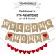 thumbnail image 3 of Bandera Teniinet 2,4 m Glitter Dorado Bienvenido a Casa, 3 of 7