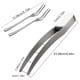 thumbnail image 1 of 3pcs, Watermelon Slicer, Creative Watermelon Cutter, Stainless Steel Watermelon Divider, Reusable Watermelon Slicer With 2 Forks, Fruit Divider, Kitchen Gadgets, Kitchen Supplies, Kitchen Stuff, 1 of 4