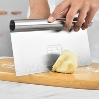 Genérico - Espátula Alisador De Tortas Scraper Cortador Masas 21 Cm
