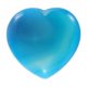 thumbnail image 1 of Uxcell Piedra de Cristal Natural en Forma de Corazón, Gema de Amor Pulida de 1.2 Pulgadas, Piedra de Cristal para Bolsillo Grabada para Regalos de Mujeres Meditación, Ágata Azul, 1 of 6