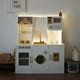 thumbnail image 3 of Cocina Infantil De Madera Xl Blanca - 8 Funciones Realistas, 3 of 8