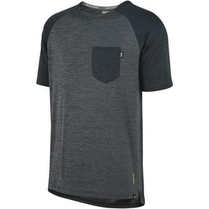 Jersey Ixs Manga Corta Infantil Jr Flow X Grafito Negro Km