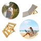thumbnail image 1 of Reposera Plegable de Playa con Respaldo Ajustable y Cojín XL Azul Turquesa, 1 of 4